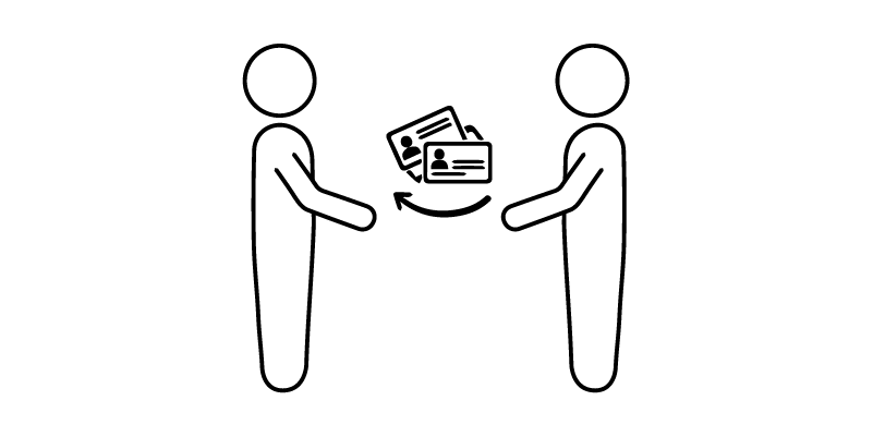 事故状況と相手の方の連絡先確認